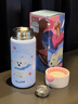 ONEDAY小容量保溫杯女士高顏值小巧可愛(ài)高級(jí)316兒童學(xué)生直飲水杯子女生 比熊犬藍(lán)色（帶茶隔） 280ml 曬單實(shí)拍圖