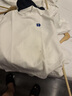 頂峰保羅（Dingfengbaoluo）港風短袖T恤男夏季寬松透氣字母刺繡慵懶風內(nèi)搭上衣JC102白色4XL 曬單實拍圖