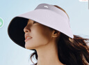 蕉下（beneunder）蛋卷燈罩帽大檐空頂帽防曬帽女遮陽(yáng)帽登山帽太陽(yáng)帽男UL712白 曬單實(shí)拍圖