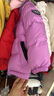 保姆鵝 兒童羽絨服寶寶加厚白鴨絨外套男童女童保暖防風(fēng)冬裝 新年紅 110 曬單實(shí)拍圖