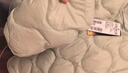 波司登（BOSIDENG）【反季】輕薄羽絨服男女兒童90絨5A抗菌防螨保暖居家外穿內(nèi)膽馬甲 新麥色7260 120 /60 曬單實拍圖