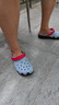 crocs卡駱馳舒樂洞洞鞋沙灘鞋男鞋包頭女鞋拖鞋|209964 深藍(lán)色-410 41 /42(260mm) 曬單實(shí)拍圖