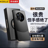KEKLLE 適用華為mate50pro手機殼 華為mate50pro保護套拼色電鍍磨砂保護殼鏡頭全包防摔殼保護套 雅丹黑 曬單實拍圖