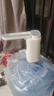 雙槍抽水器桶裝水飲水機(jī)靜音礦泉水電動(dòng)抽水泵折疊自動(dòng)上水器 白灰色 曬單實(shí)拍圖