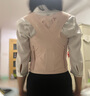 背背佳白鹿同款無痕S1隱形矯姿帶女士開肩改善塌背端正姿勢帶蜜桃粉M 曬單實拍圖