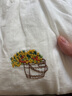 茵曼甜美刺繡蕾絲拼接露肩背心2025夏季女裝新款無(wú)袖上衣白底印花 L 曬單實(shí)拍圖