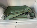 其他加厚加密帆布雙層工具包電工木工瓦工大號中號小號多功能收納兜 【不掉色款】雙層大號45*18*35 綠色加厚耐磨 曬單實(shí)拍圖
