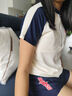 羽克兒童泳衣女童2024新款兩件套保守分體式中大童學(xué)生速干訓(xùn)練泳裝 米白色 2XL(身高160-165體重90-110斤） 曬單實拍圖
