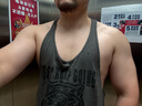 鹿家門(mén)新款肌肉健身工字背心男運(yùn)動(dòng)國(guó)潮印花訓(xùn)練大碼運(yùn)動(dòng)背心T恤夏季 深灰色（收藏加購(gòu)優(yōu)先發(fā)貨） 2XL 曬單實(shí)拍圖