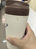 果茲（GUOZI）保溫杯咖啡杯陶瓷內(nèi)膽男女士高顏值隨行杯喝中藥專用外帶米色 曬單實拍圖