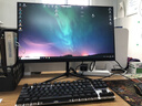VF顯示器24英寸臺式電腦顯示屏2K高清27曲面180hz電競游戲IPS液晶屏幕辦公4K家用筆記本外接32擴展屏 24英寸【1K-180HZ】直面黑 曬單實(shí)拍圖