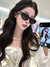 芬馳（FENCHI）2025新款墨鏡女款高級感貓眼海邊防紫外線偏光太陽眼鏡適合方圓臉 曬單實拍圖