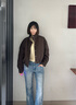 波司登（BOSIDENG）新款輕薄羽絨服女短款90絨巴恩風(fēng)休閑立領(lǐng)夾克保暖外套B250135336 可可棕|7C92 M 165/88A 體重約125-140斤 曬單實(shí)拍圖