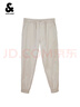 杰克·瓊斯（JACK&JONES）夏季衣服男裝潮流純色束腳長(zhǎng)褲商務(wù)通勤日常舒適百搭休閑褲子男 石灰色 XL （185) 曬單實(shí)拍圖