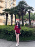 意爾康女鞋夏季薄款透氣老爹鞋女2025新款輕奢高級感百搭增高女士運動鞋 白紅 36 曬單實拍圖
