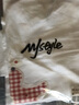 MJ STYLE圓領(lǐng)純棉親膚長袖T恤女2025年秋季新款時(shí)尚潮流格紋小狗印花上衣 曬單實(shí)拍圖