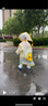 G.DUCKKIDS小黃鴨兒童雨衣1到3歲幼兒園寶寶雨衣雨鞋三件套 升級款小黃鴨-加大帽檐+加厚面 M[建議身高85-95cm] 曬單實拍圖