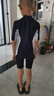 Keep兒童游泳衣男童連體中大童專(zhuān)業(yè)防曬訓練溫泉男孩泳裝冬新款溫泉季 藍色【UPF50+專(zhuān)業(yè)防曬面料】 120 【高120-130cm重25-35kg】 曬單實(shí)拍圖
