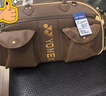YONEX尤尼克斯羽毛球包波士頓包高爾夫系列手提單肩包 BB-5854CR 巧克力色 曬單實拍圖