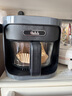 格明德國新款空氣炸鍋家用靜音多功能蒸烤箱一體可視玻璃內膽蒸汽嫩烤電炸鍋正品官方店 灰色5.0L經(jīng)典款 5L 曬單實(shí)拍圖