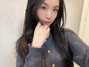 NicoleJolie【云霧感】純棉針織開衫女圓領(lǐng)軟糯慵懶毛衣大碼外套外搭上衣 灰色858 L 曬單實(shí)拍圖