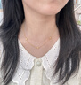 周大福ING系列四芒星足金黃金足金黃金項(xiàng)鏈女送生日禮物F235686 40cm 約4.8g計(jì)價(jià)(工費(fèi)380) 曬單實(shí)拍圖