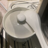 京東京造 燉盅 陶瓷湯碗蒸蛋燕窩輔食碗家用帶蓋贈(zèng)勺子純白260ml 曬單實(shí)拍圖
