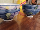 美濃燒（Mino Yaki）日本原裝進(jìn)口碗手繪山茶花飯碗4件套家用陶瓷餐具 曬單實(shí)拍圖