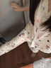 睡衣三件套女夏季冰雪絲短袖長褲短褲冰絲家居服套裝2025新款 N121彩色波點(diǎn)凱蒂貓 L (158-164高 100-120斤) 曬單實(shí)拍圖