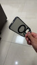 品勝【自帶支架】適用蘋果15promax手機(jī)殼iphone15promax保護(hù)套磁吸Magsafe無線充電旋轉(zhuǎn)支架殼 黑色 曬單實(shí)拍圖