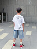 海媽家男童短褲夏季2025新款童裝五分褲中大童童褲子男孩兒童牛仔褲夏裝 曬單實拍圖
