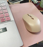 惠普HP S1000 PLUS無線靜音鼠標 2.4G/藍牙雙模無線連接女生可愛筆記本臺式機辦公游戲適用便攜輕便 奶茶色【送鼠標墊】 S1000PLUS 2.4G 電池款 曬單實拍圖