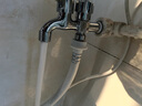 JCZS德國(guó)洗衣機(jī)水龍頭專用一分二接頭三通雙開(kāi)出水嘴多功能拖把池 特厚精銅雙出水龍頭【4分+網(wǎng)嘴】送生料帶+漏水包賠 曬單實(shí)拍圖