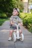巴比特兒童平衡車(chē)1-3歲寶寶滑行車(chē)玩具幼兒滑步車(chē)嬰兒四輪無(wú)腳踏溜溜車(chē) 奶芙絲語(yǔ)【免安裝】 EVA輕音輪 一歲防側(cè)翻滑滑車(chē)周歲生日禮物 曬單實(shí)拍圖