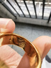 夢(mèng)金園鴿子蛋戒指黃金戒指中古風(fēng)指環(huán)送女友送老婆 曬單實(shí)拍圖