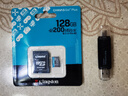 金士頓（Kingston）大疆pocket3無人機Action4 5pro存儲卡TF卡MicroSD監(jiān)控攝像運動相機行車記錄儀高速內存卡U3V30A2 SDCG4/128G【高性價比丨讀速200M/S 曬單實拍圖