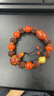 石玥珠寶精品14mm金眼天然黑曜石手串銀貔貅轉(zhuǎn)運(yùn)珠佛珠水晶手鏈男女士款 曬單實(shí)拍圖