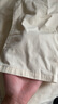 毛毛鴨女童中褲薄款夏裝洋氣兒童涼快百搭休閑褲子中大童純棉寬松7分褲 米色 110 cm 曬單實拍圖