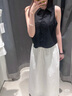 UR2025夏季新款女裝時尚休閑超寬松百搭松緊腰半裙UWM550013 曬單實拍圖