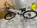 鳳凰免安裝山地自行車成年人可鎖減震變速油碟山地車自行車學(xué)生男士女 銀色/正新輪胎/全組裝 26英寸 24速禧瑪諾/線碟/可鎖鋼制減震 曬單實拍圖