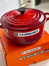 酷彩（Le Creuset）法國進口琺瑯鑄鐵鍋湯鍋燜燉煮鍋電磁爐燃氣爐通用20cm圓形鍋紅色 曬單實拍圖