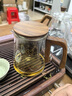 檀源胡桃木磁吸飄逸杯大容量泡茶壺辦公室茶水分離全玻璃內(nèi)膽高檔商務(wù) 六祥胡桃木磁吸飄逸杯【圓750】 曬單實(shí)拍圖