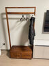 脈雙全胡桃木新中式衣帽架落地臥室立式掛衣架房間收納置物掛衣服架 【標準款】85cm-進(jìn)口胡桃木 曬單實(shí)拍圖