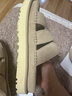 UGG夏季新款女士舒適時尚厚底露趾魔術貼休閑拖鞋1174090SAN|沙色 36 曬單實拍圖