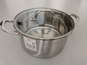 美廚（maxcook）湯鍋 304不銹鋼湯鍋湯煲24cm 加厚復(fù)合底 電磁爐通用MCT8244 曬單實(shí)拍圖