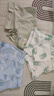 威爾貝魯（WELLBER）3條裝兒童內(nèi)褲男童A類棉質(zhì)褲衩平角內(nèi)褲四角短褲 綠色恐龍組 90 曬單實(shí)拍圖