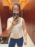 lululemon丨 Align? 女士運(yùn)動(dòng)背心 *及腰款 LW1DTXS瑜伽背心 白色 S /6 曬單實(shí)拍圖
