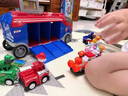 汪汪隊玩具套裝全套旺旺兒童中巴巡邏車救援狗狗回力慣性瞭望總部 音樂巴士車(9車+9狗) 巡邏巴士+卡片+隊長 曬單實(shí)拍圖