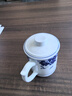 富玉陶瓷茶杯景德鎮(zhèn)手工青花玲瓏茶水分離杯帶蓋大號(hào)容量家用待客 曬單實(shí)拍圖