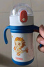 膳魔師（THERMOS）兒童水杯316l不銹鋼保溫杯寶寶水杯小學(xué)生吸管杯耐磨防摔可斜跨 麒麟 320ml（帶把手） 曬單實(shí)拍圖